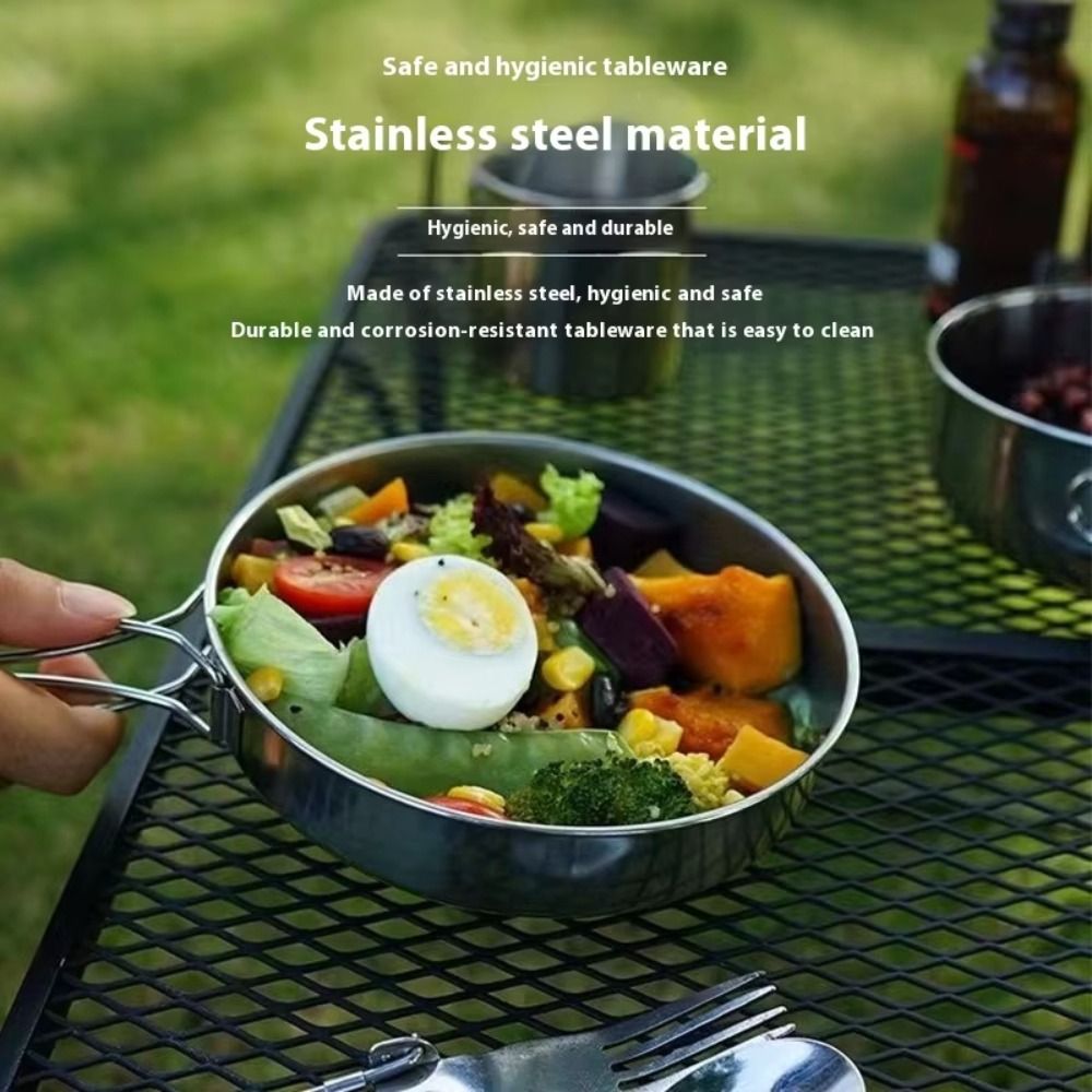5Pcs 304 Stainless Steel Campi - Camping Cooking Pot Stainless Steel recensie en prijs