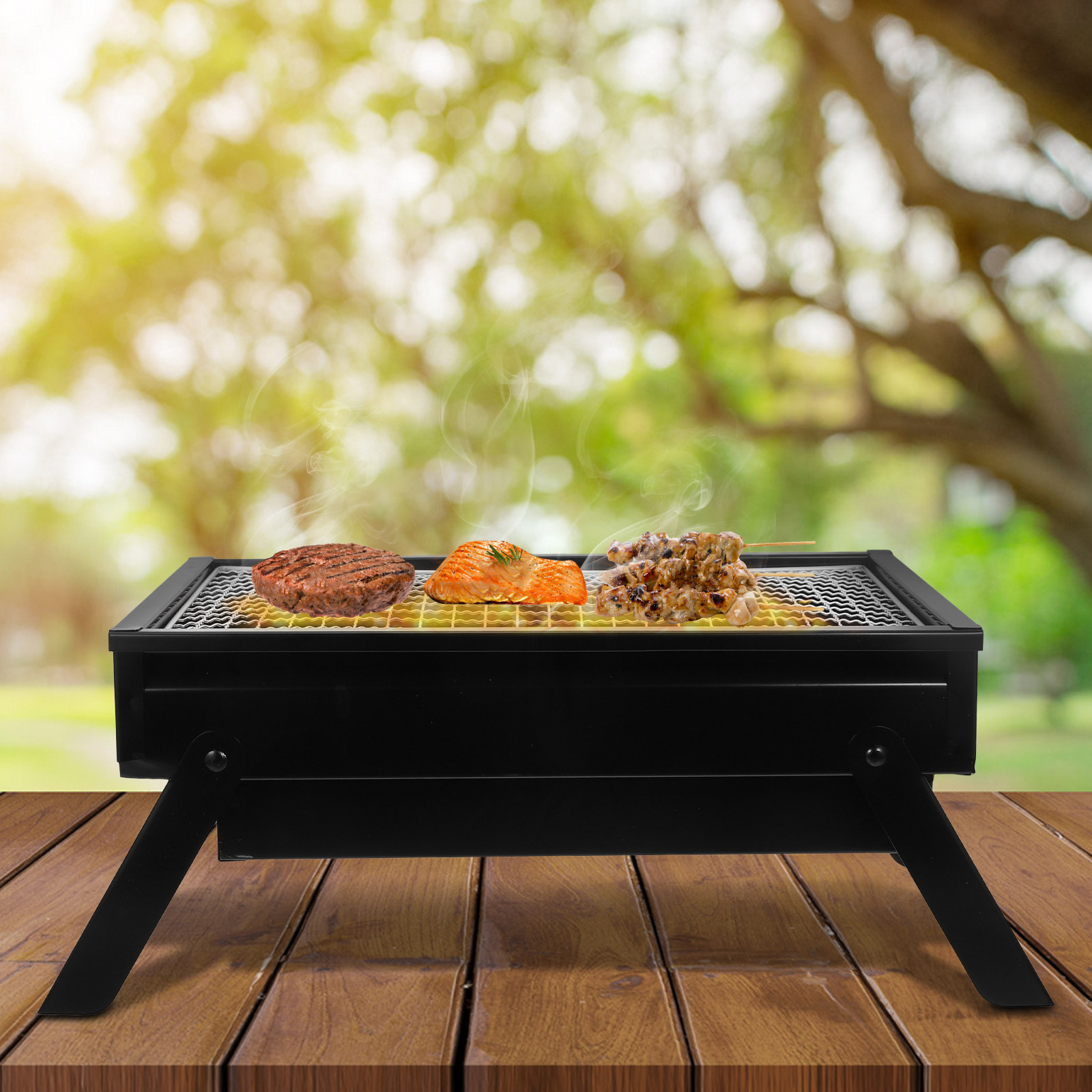Portable Folding Charcoal Gril - Camp Grill Portable Folding recensie en prijs