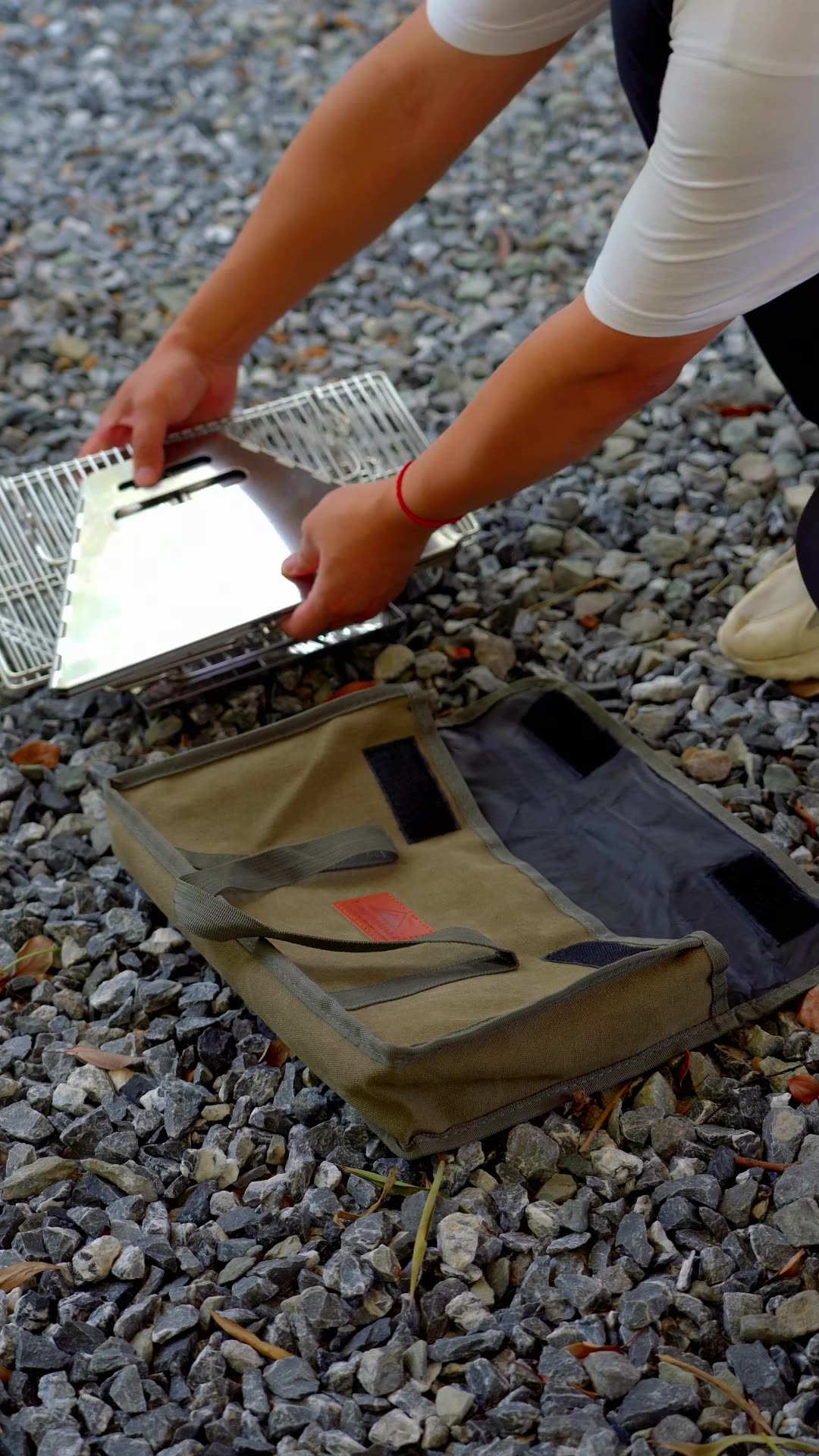 CAMPINGMOON Stainless Steel Fo - Camp Grill Portable Folding recensie en prijs