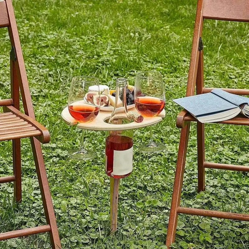 Freestanding Wine Table Rack P - Camping Cooking Table Foldable recensie en prijs