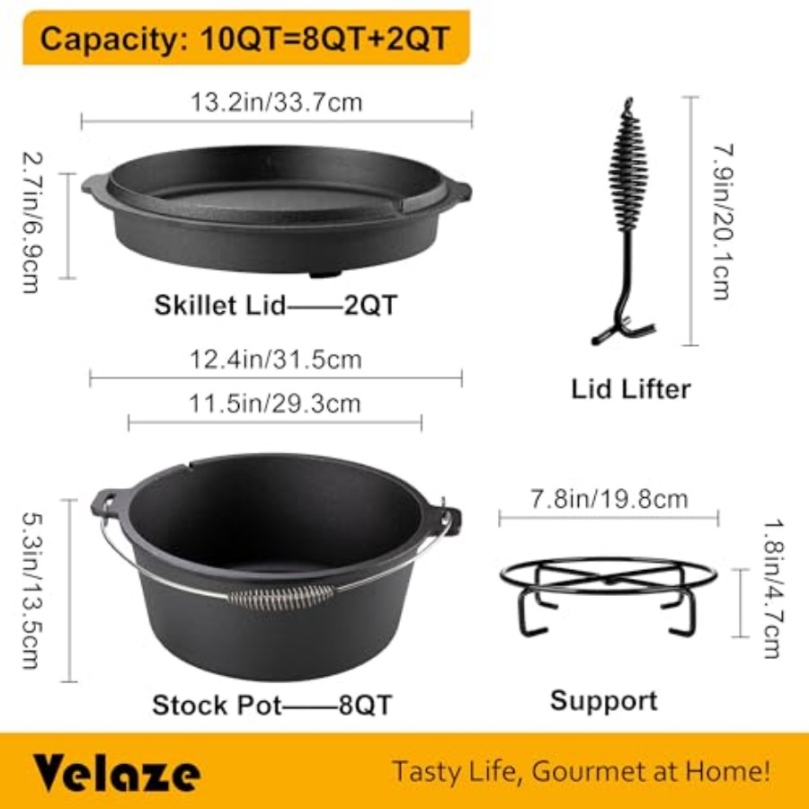 Camping Dutch Oven Pre-Seasone - Camp Dutch Oven Cast recensie en prijs