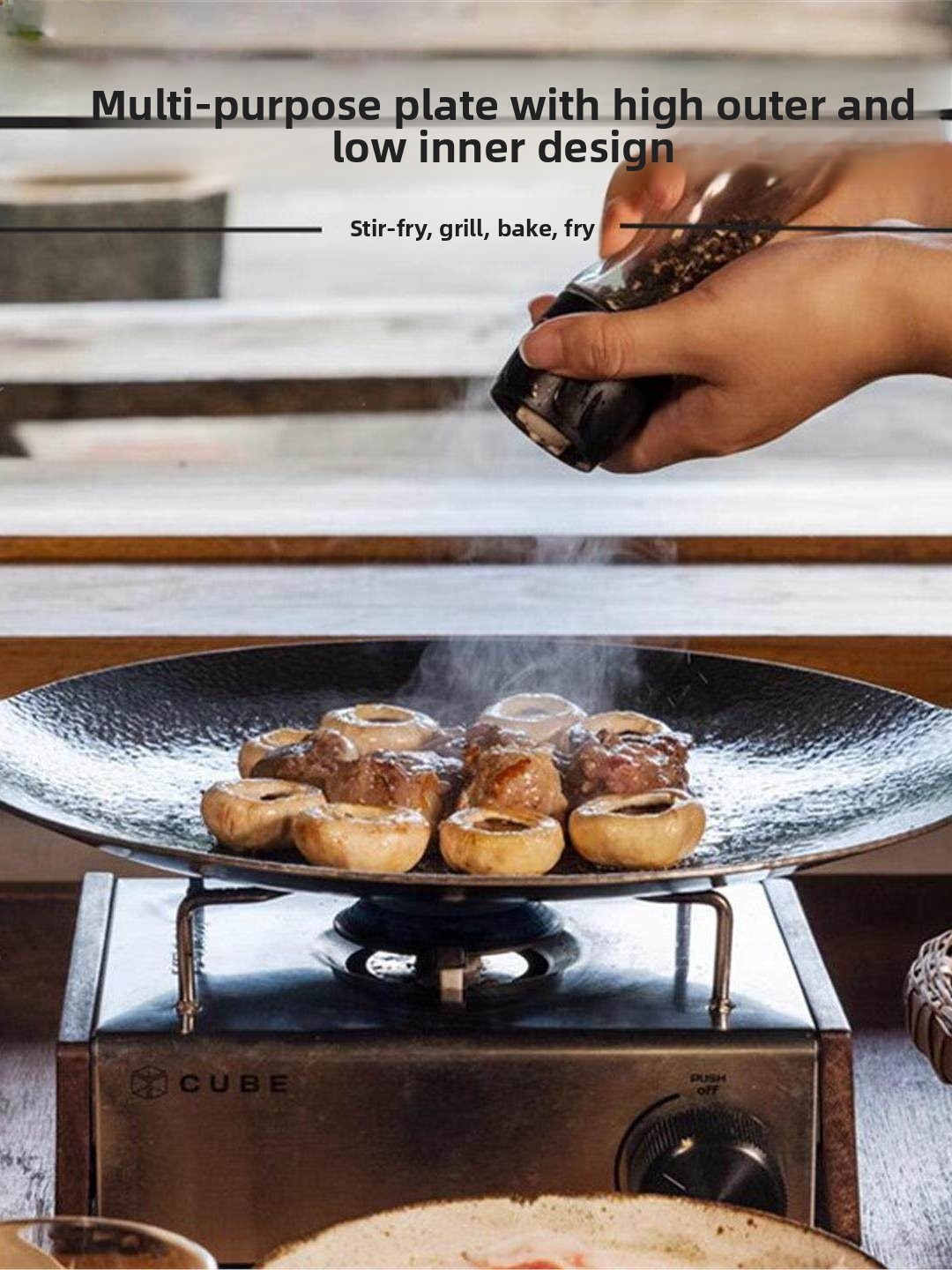 Outdoor Cast Iron Charcoal Gri - Camping Cooking Portable recensie en prijs