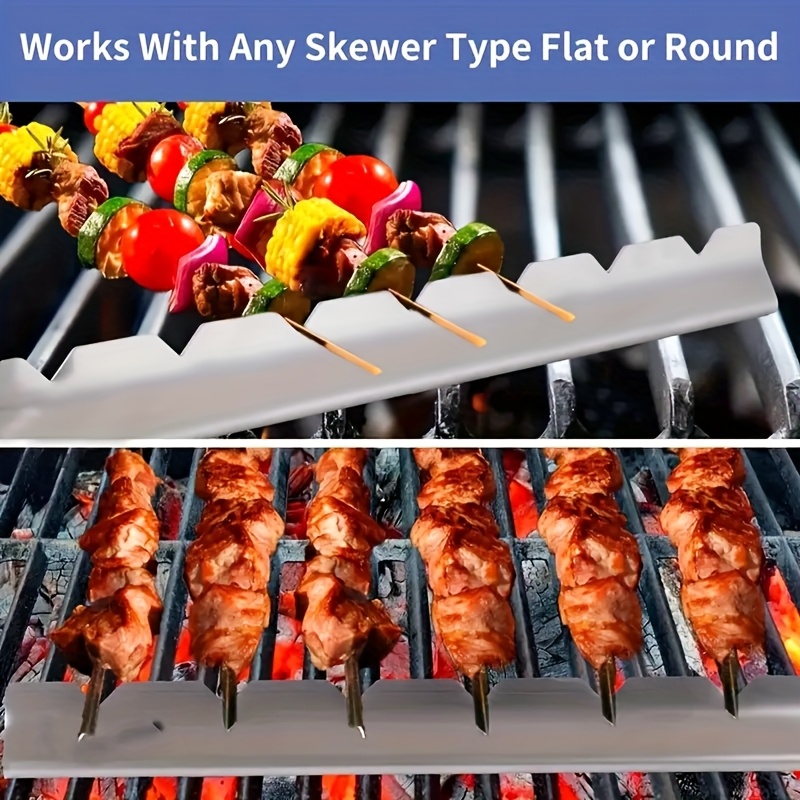 2pcs Kebab Rack Kebab Stands S - Camping Cooking Utensil Holder recensie en prijs