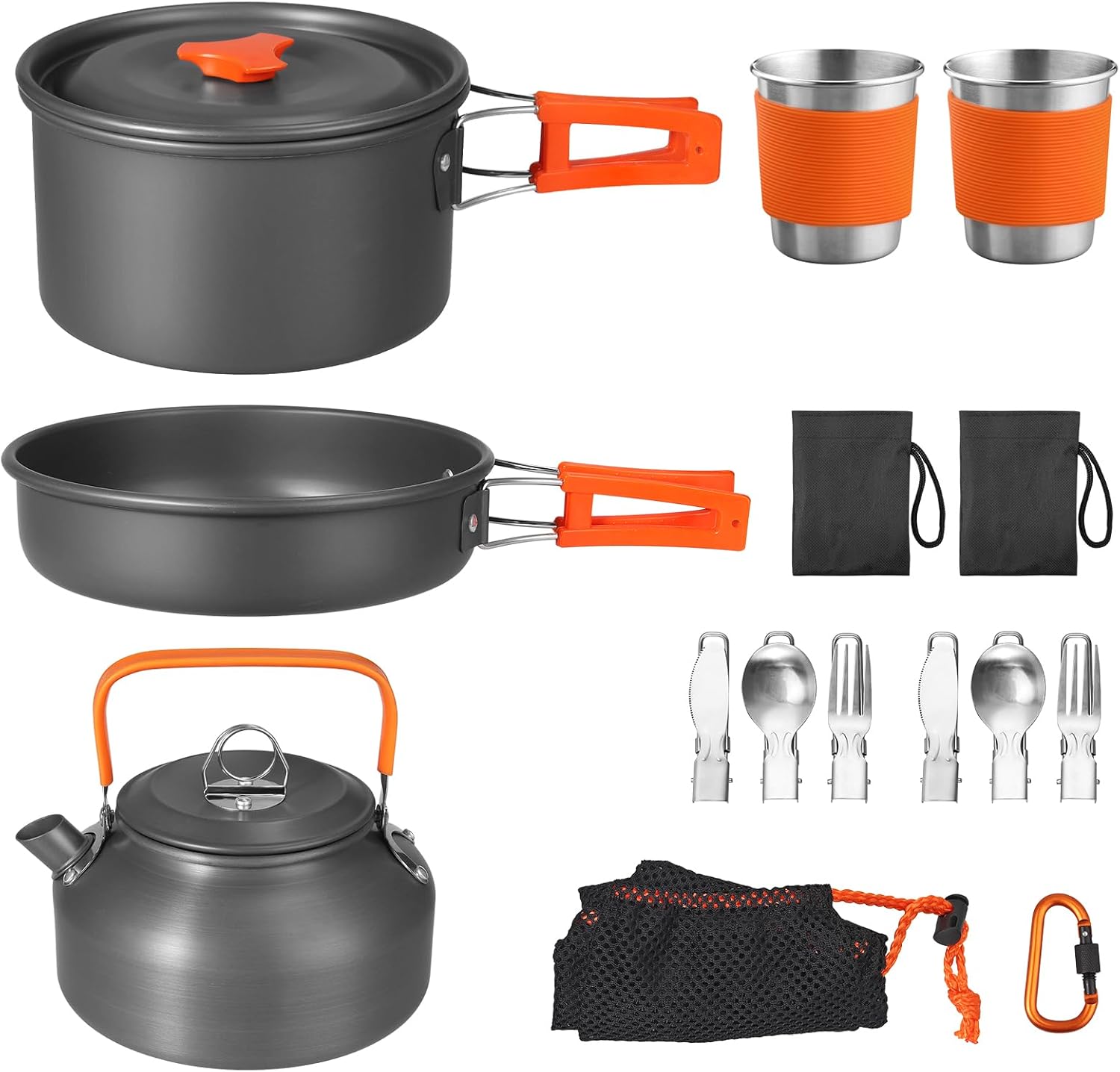 Non-Stick Camping Cookware Set - Camping Cooking Kits recensie en prijs