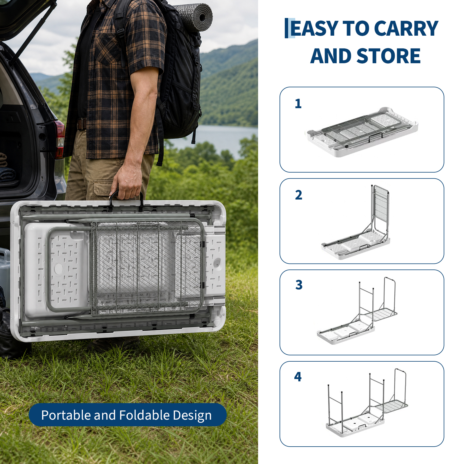 Fish Cleaning Table, Folding C - Camp Grill Portable Folding recensie en prijs