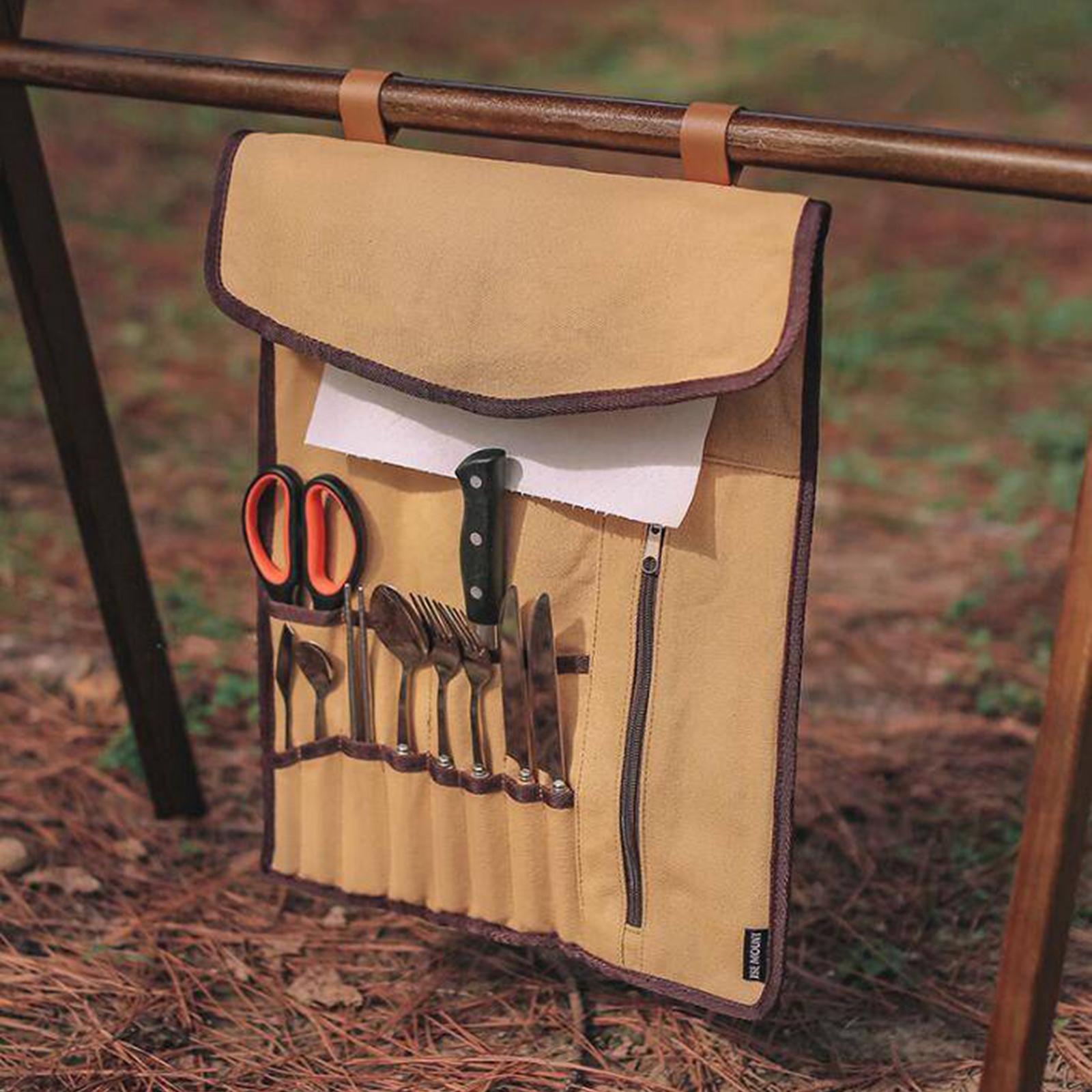 Portable Camping Utensil Roll  - Camping Cooking Utensil Organizer recensie en prijs