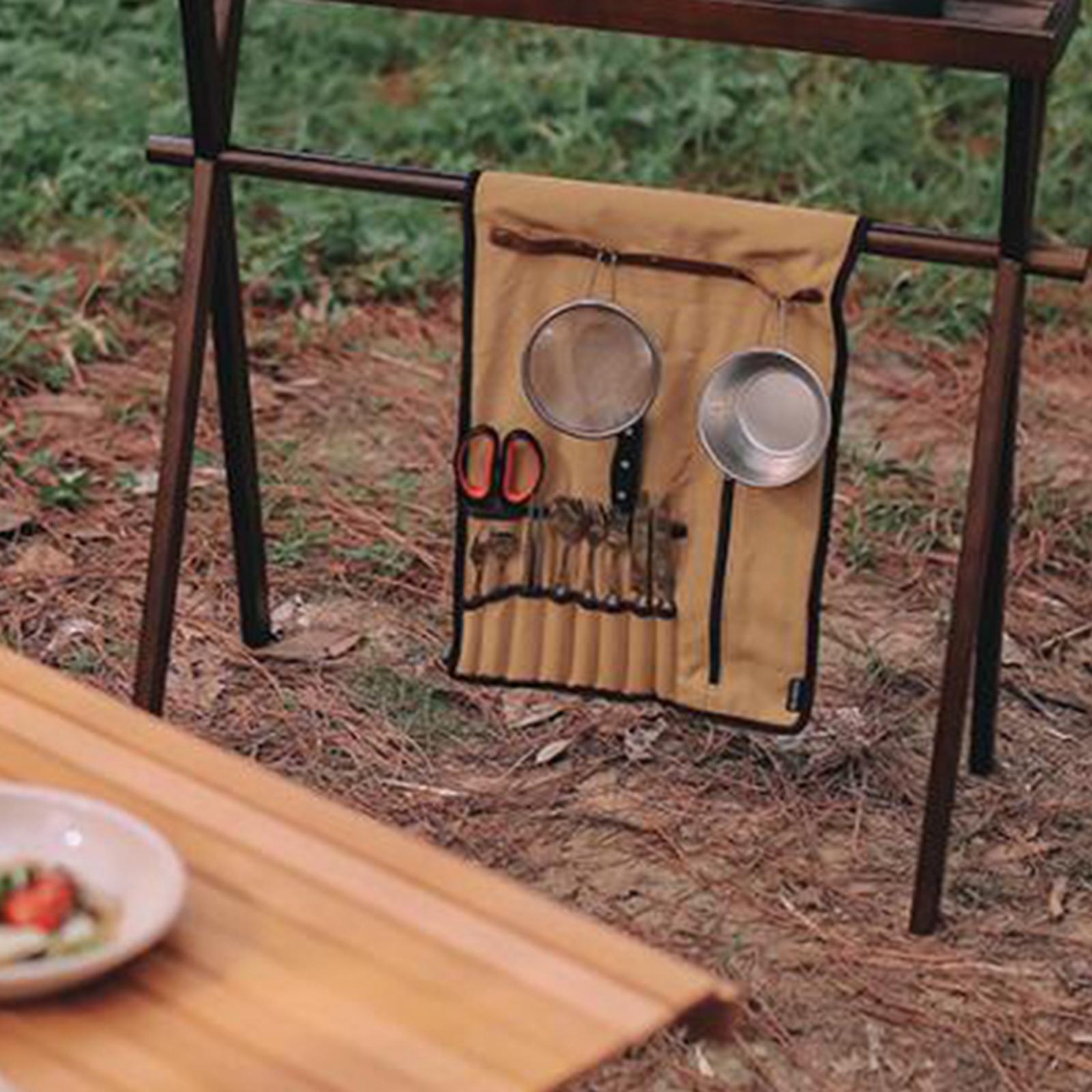 Portable Camping Utensil Roll  - Camping Cooking Utensil Organizer recensie en prijs