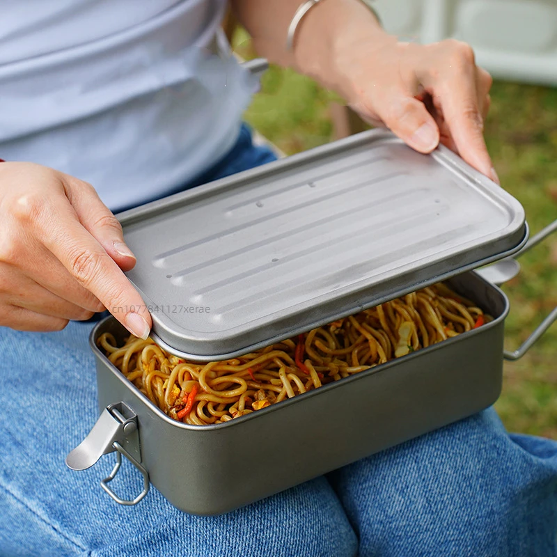 Outdoor Pure Titanium Square L - Mess Kit Titanium recensie en prijs