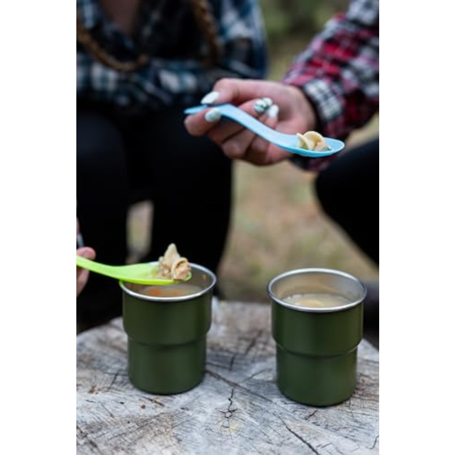 Stainless Steel Camping Cookwa - Nesting Camping Cooking Set recensie en prijs