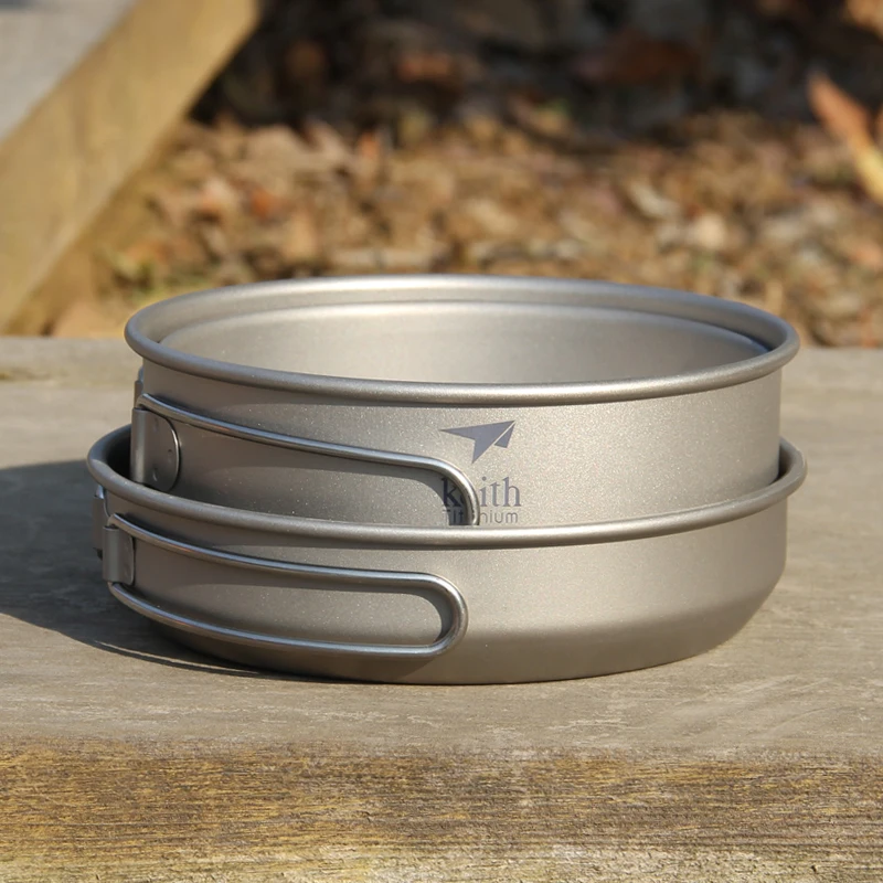 Keith 3PCS Titanium Cookware P - Camping Cooking Handle recensie en prijs