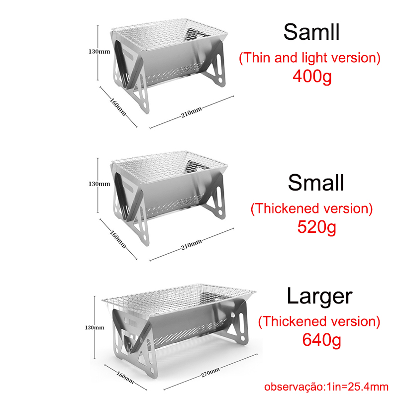 Portable Folding Barbecue Gril - Camp Grill Portable Folding recensie en prijs