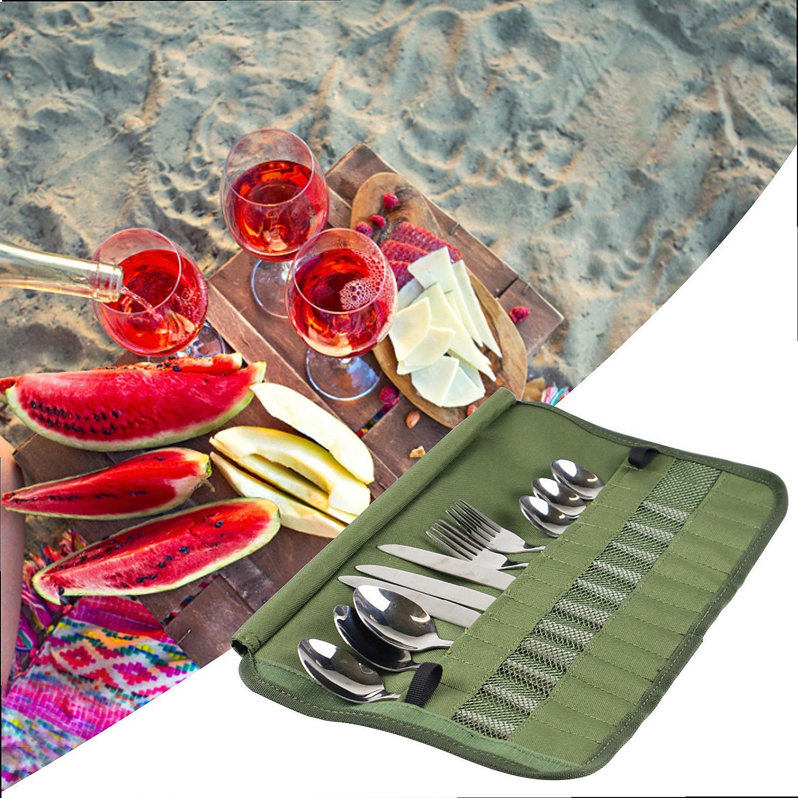 Cuisine Storage Bag Travel Cut - Camping Cooking Utensil Holder recensie en prijs