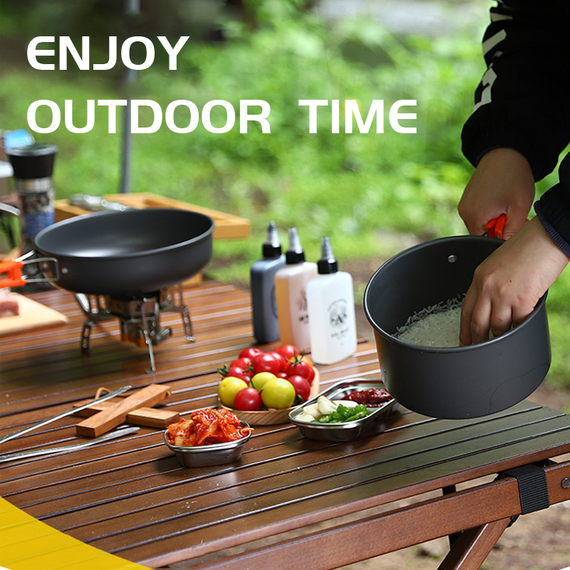 Camping Cooking Set, Outdoor K - Camping Cooking Pot Stainless Steel recensie en prijs