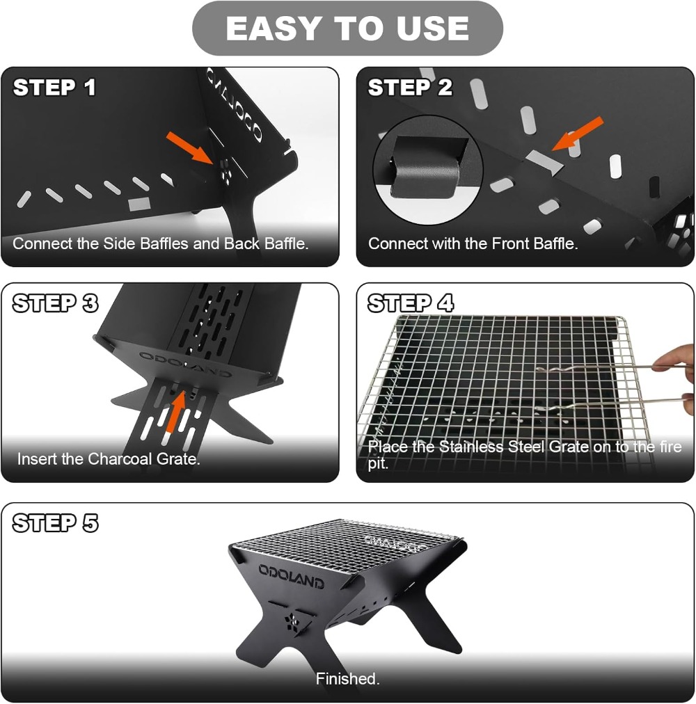 Portable Folding Charcoal Gril - Camp Grill Portable Folding recensie en prijs