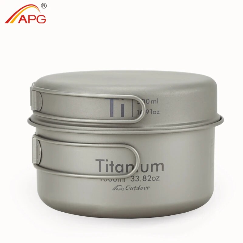 APG Ultralight Titanium Pan Ou - Mess Kit Titanium recensie en prijs
