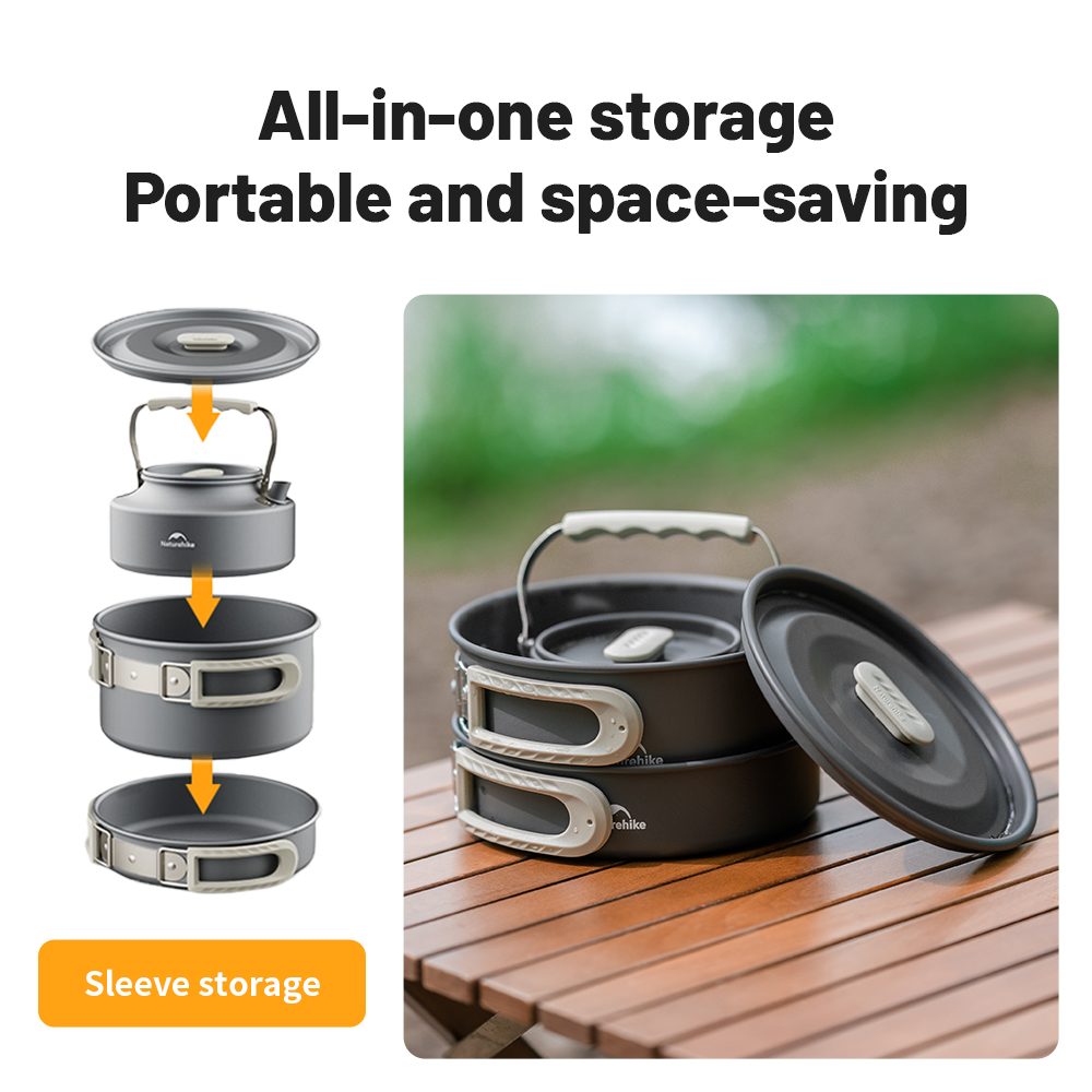 Naturehike Camping Cookware Ki - Camping Cooking Set 2 Person recensie en prijs