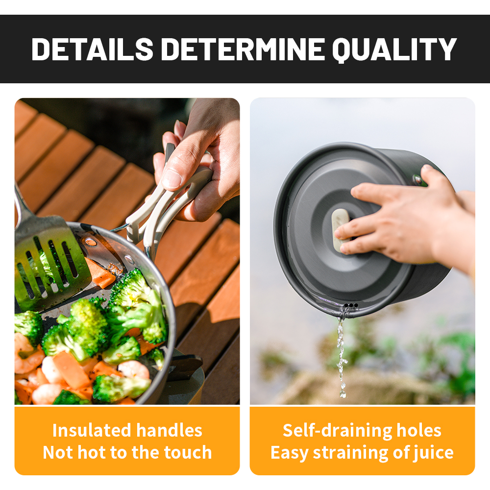 Naturehike Camping Cookware Ki - Camping Cooking Set 2 Person recensie en prijs