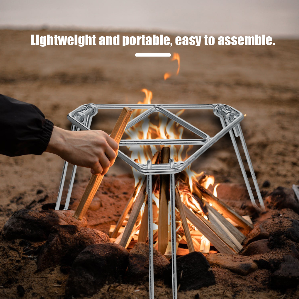 Stainless Steel Campfire Rack  - Camping Cooking Equipment Gas recensie en prijs