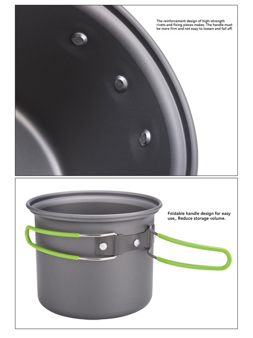 BRS-T15A Camping Cookware Mess - Camping Cooking Kits recensie en prijs