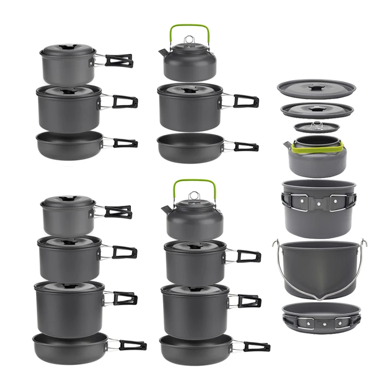 Camping Cookware Set for 1-7 P - Camping Cooking Set 2 Person recensie en prijs
