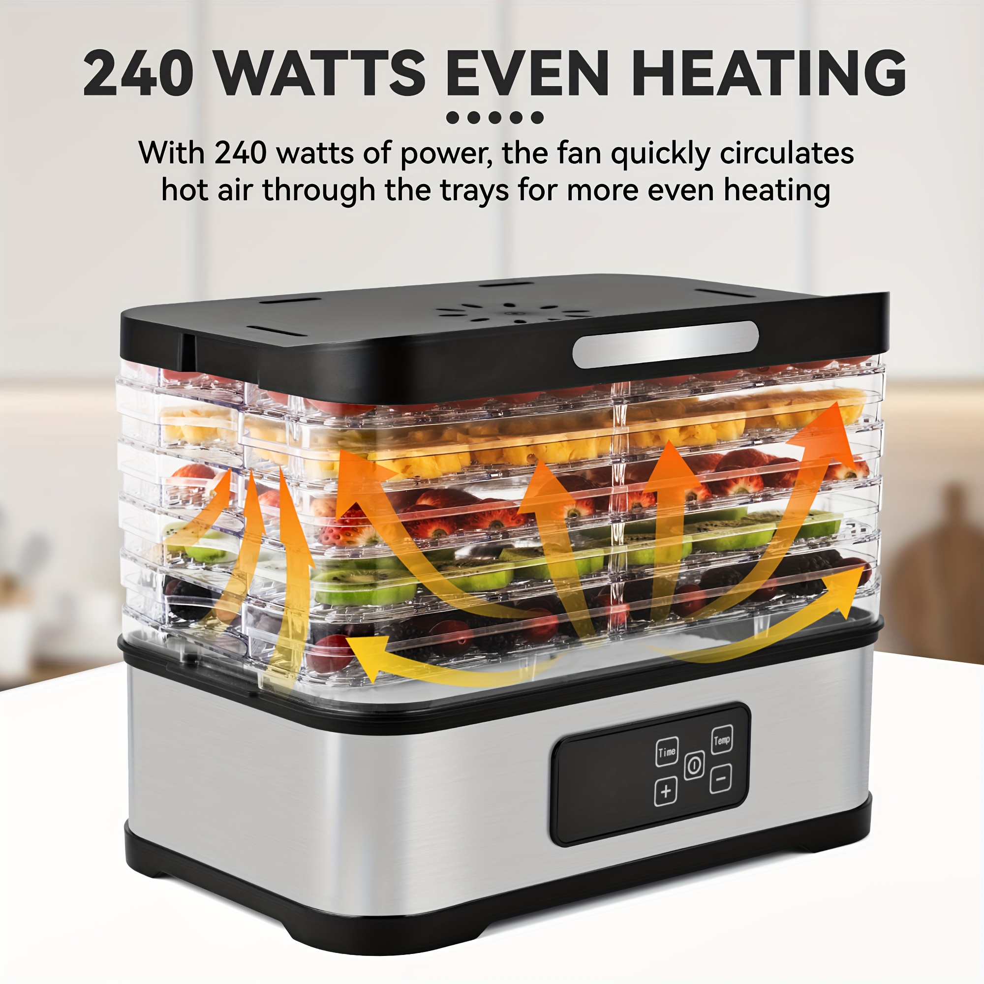 5-Tray Food Dehydrator Machine - Food Dehydrator Camp recensie en prijs