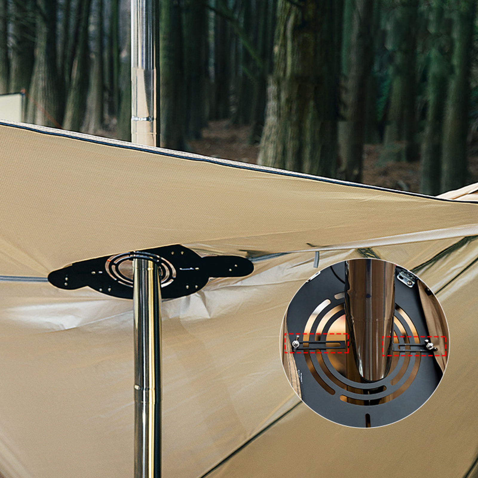 Aluminum Alloy with Chimney Ho - Camping Cooking Cover recensie en prijs