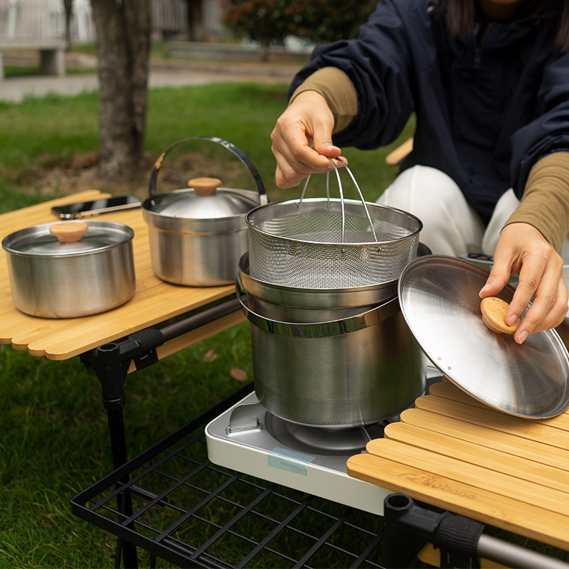 NOBANA Newest Outdoor Stainles - Camping Cooking Pot Stainless Steel recensie en prijs