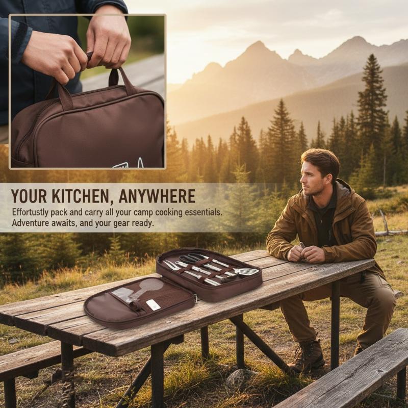 Outdoor Cooking Bag Camping St - Camping Cooking Utensil Organizer recensie en prijs