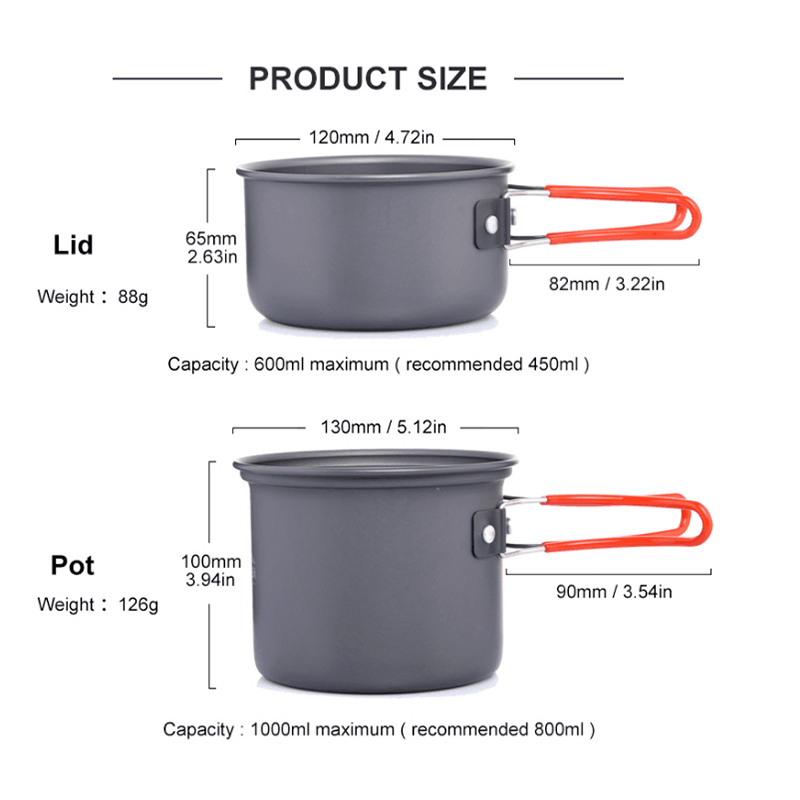Widesea Ultralight Camping Coo - Camping Cooking Utensil Organizer recensie en prijs