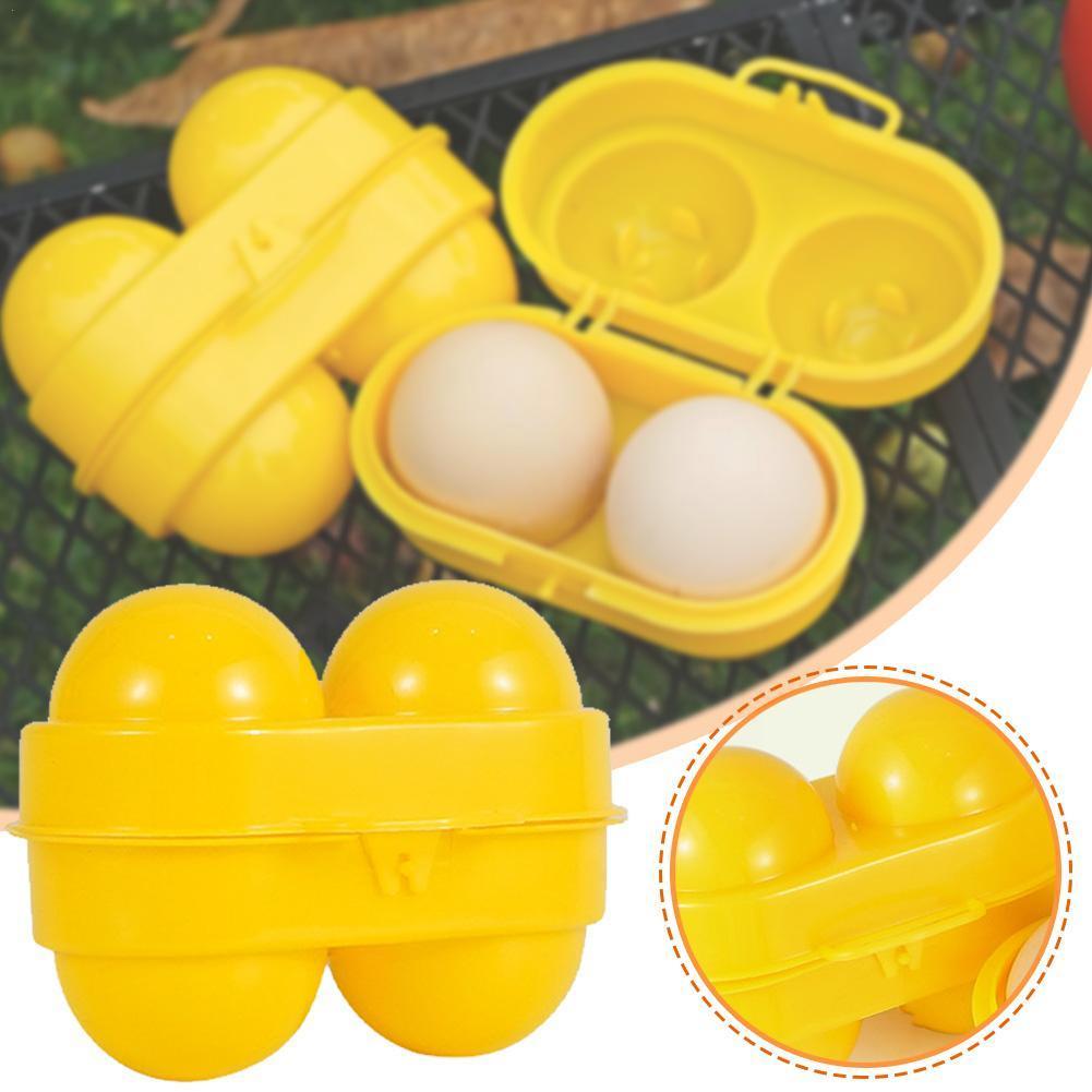 2 Grid Egg Storage Box Contain - Camping Cooking Utensil Holder recensie en prijs