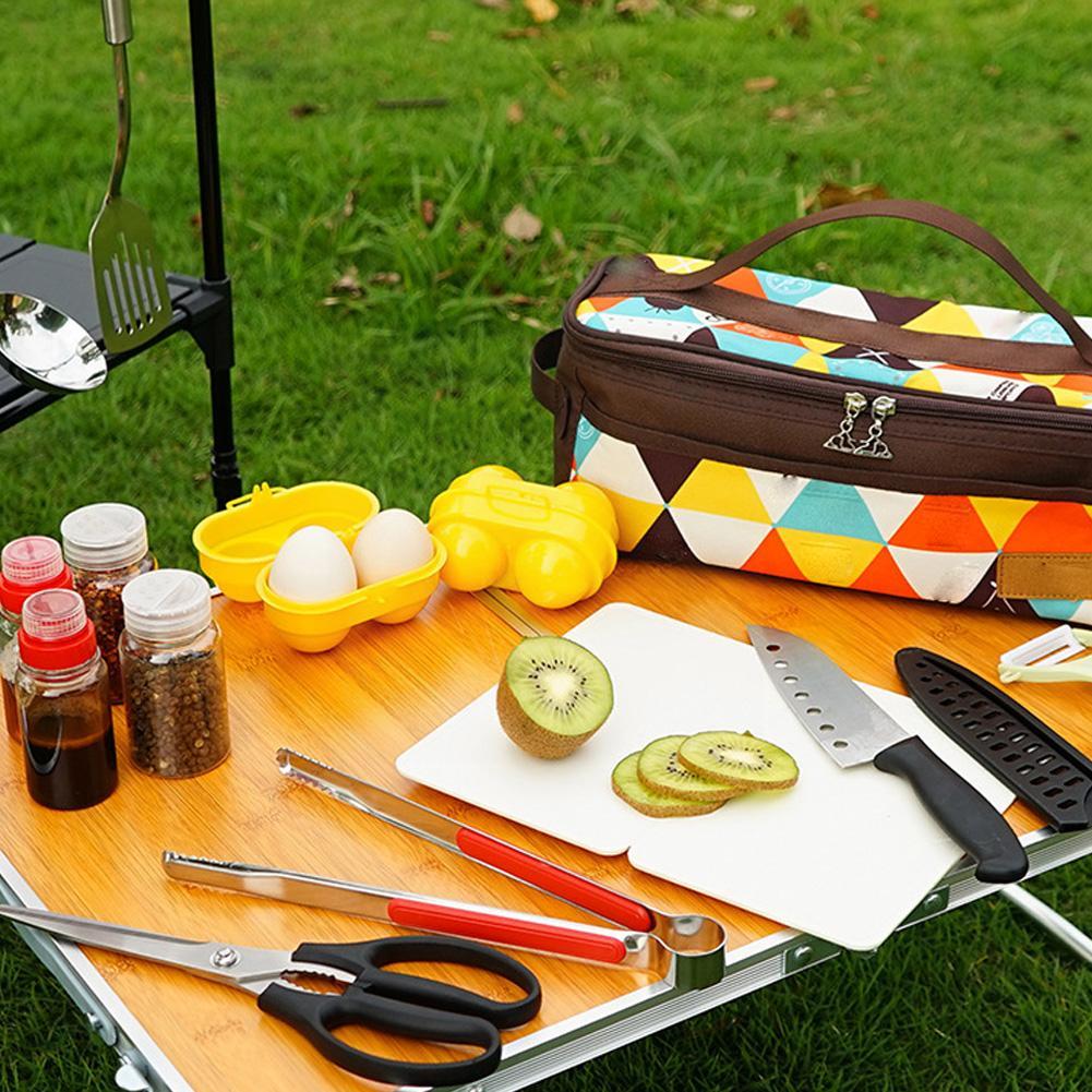 2 Grid Egg Storage Box Contain - Camping Cooking Utensil Holder recensie en prijs