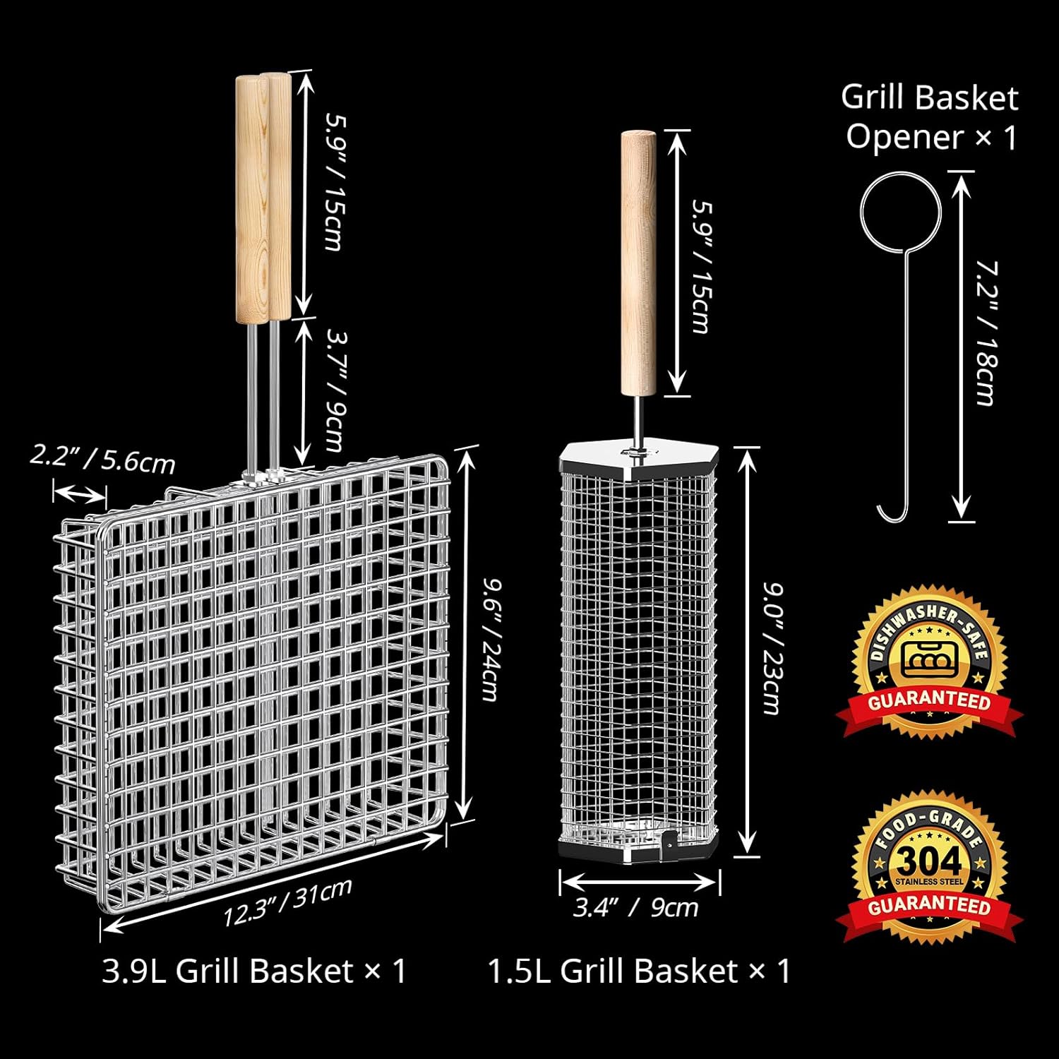 Grill Basket Set with Removabl - Camping Cooking Basket recensie en prijs