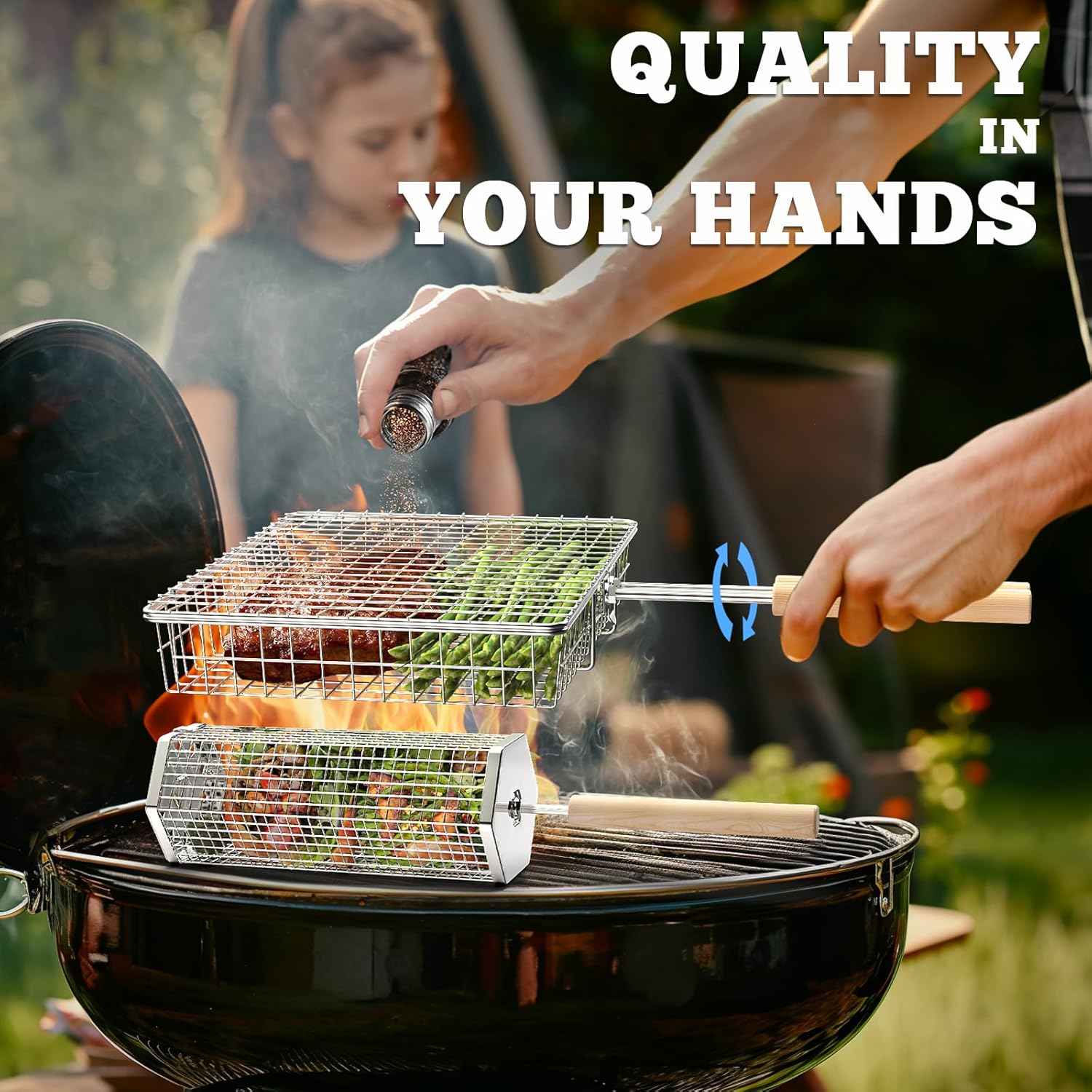 Grill Basket Set with Removabl - Camping Cooking Basket recensie en prijs