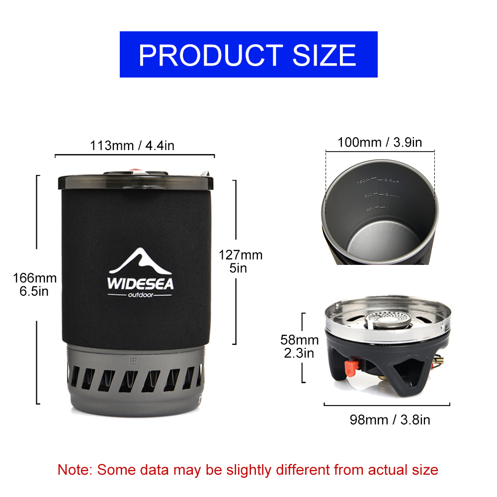 Widesea Portable Camping Coffe - Camping Cooking Set 2 Person recensie en prijs