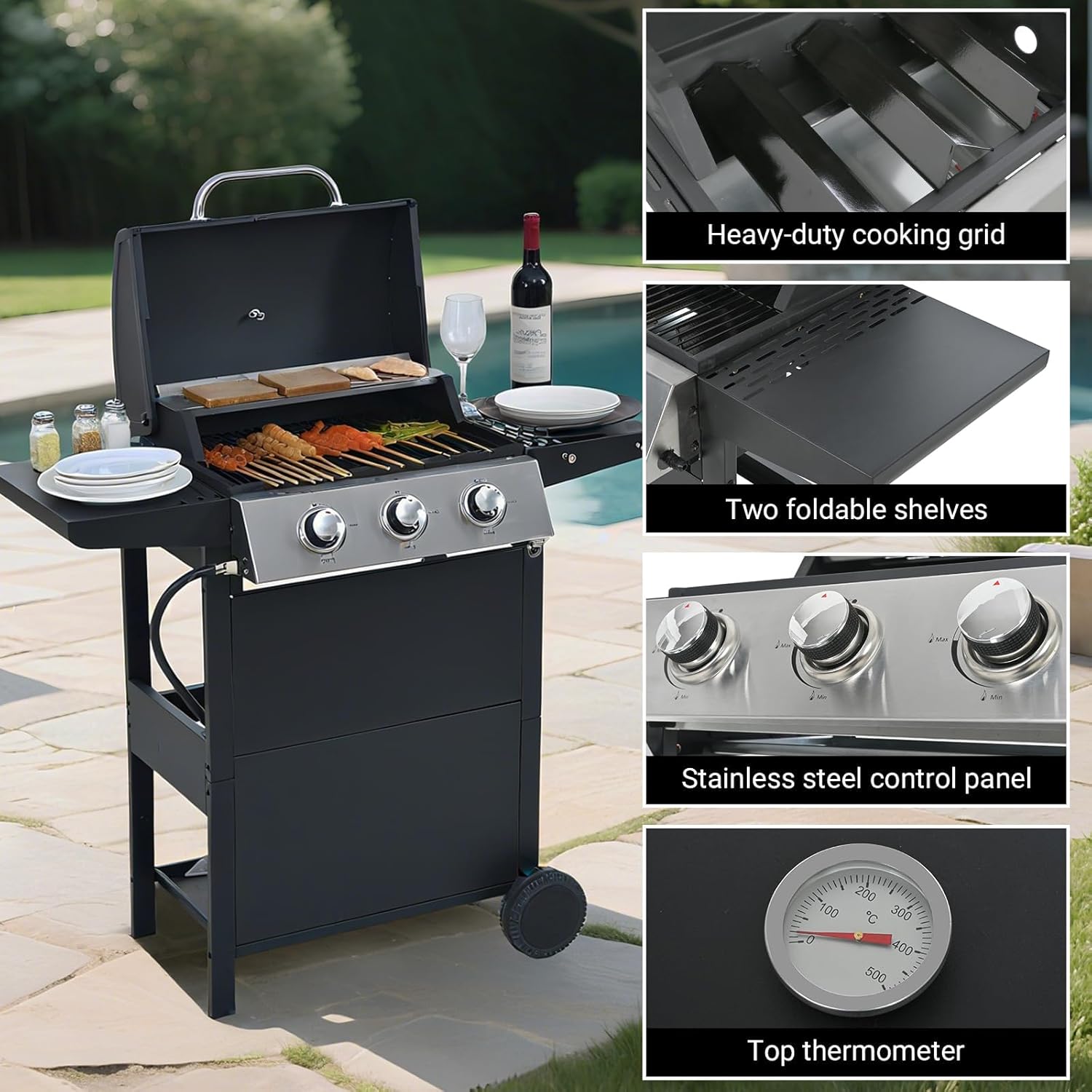 Folding Propane Gas Grill on W - Camp Grill Portable Folding recensie en prijs