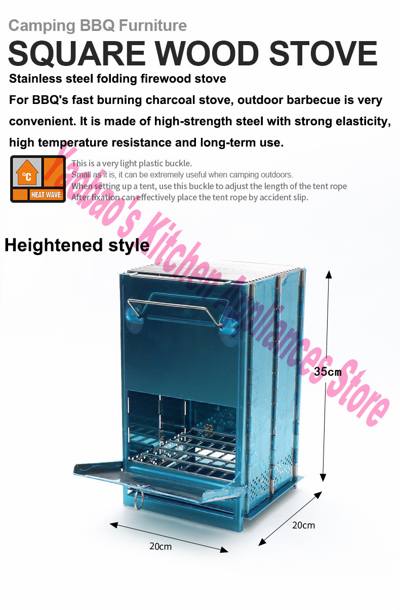 Wood Stove Outdoor Camping Equ - Camping Cooking Portable recensie en prijs