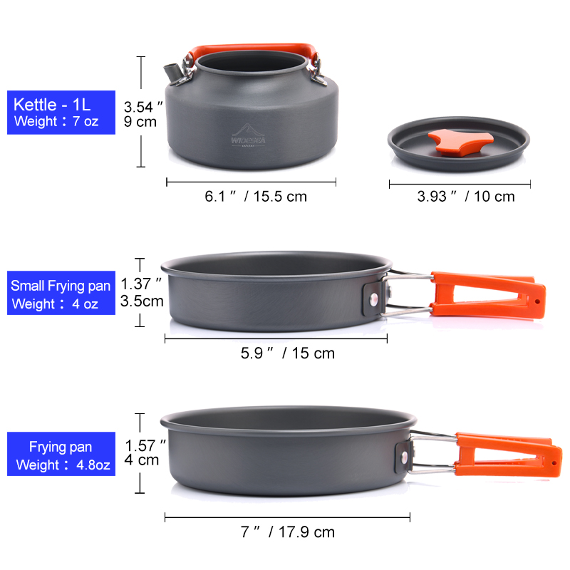 Widesea Camping Outdoor Cookwa - Camping Cooking Utensil Organizer recensie en prijs