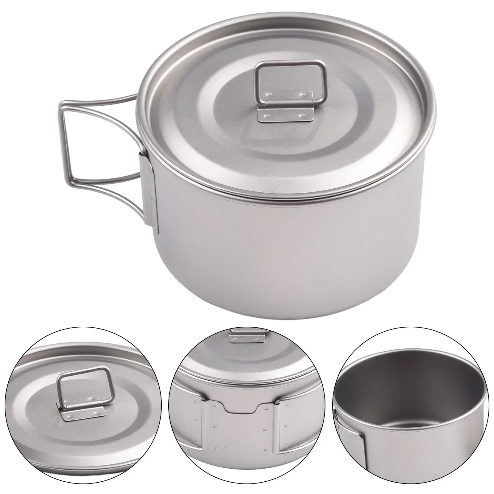 Titanium Bowl With Folding Han - Camping Cooking Cover recensie en prijs
