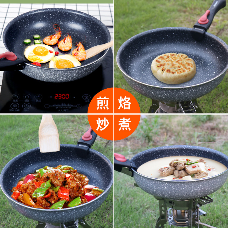 2026Outdoor Wok Portable Cooki - Camping Cooking Handle recensie en prijs