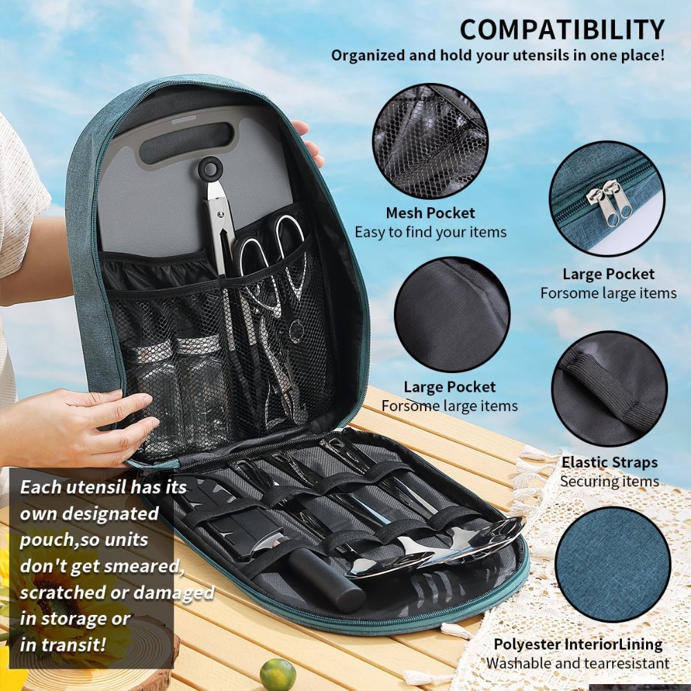 Camping Cooking Utensil Set 10 - Camping Cooking Kits recensie en prijs