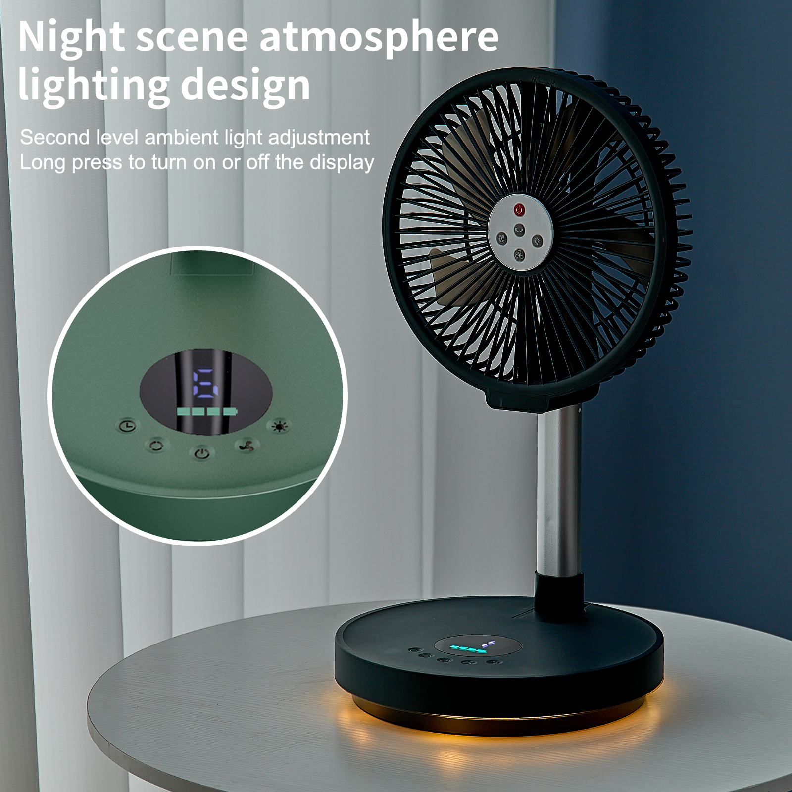 Portable Standing Fan with Rem - Camping Cooking Table Foldable recensie en prijs