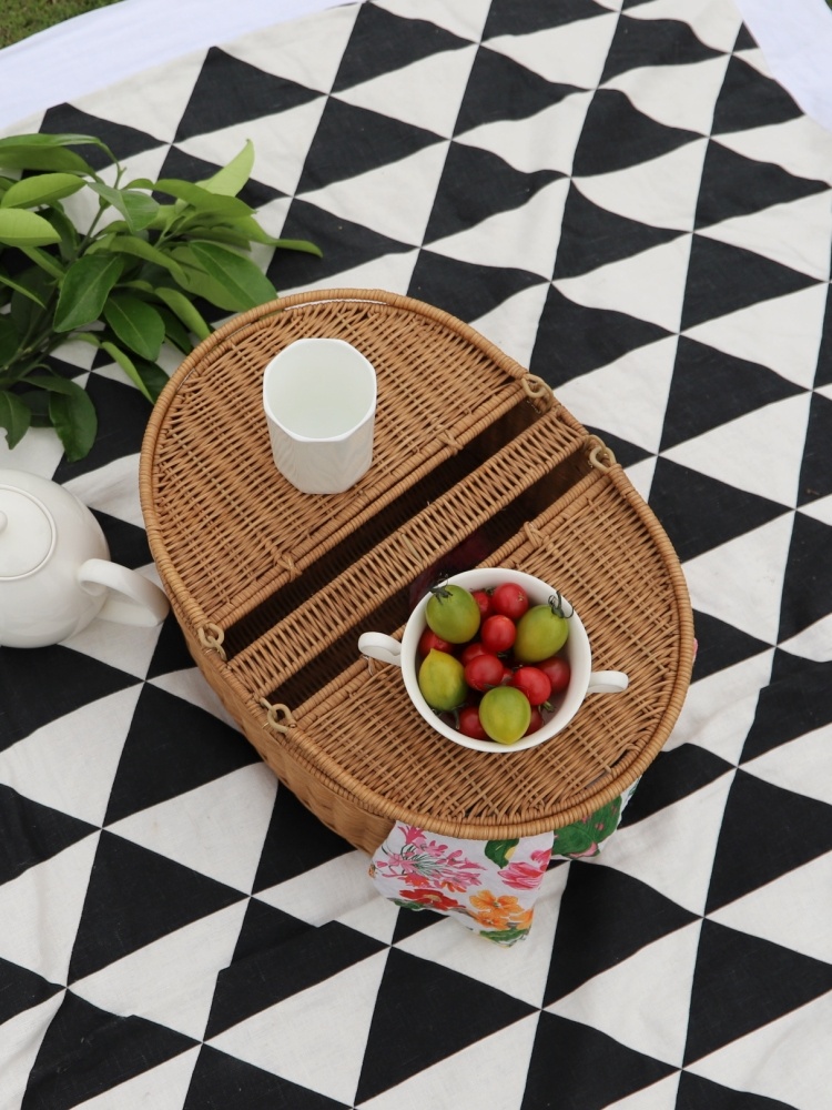 FenEr Wicker Camping Picnic Ba - Camping Cooking Basket recensie en prijs