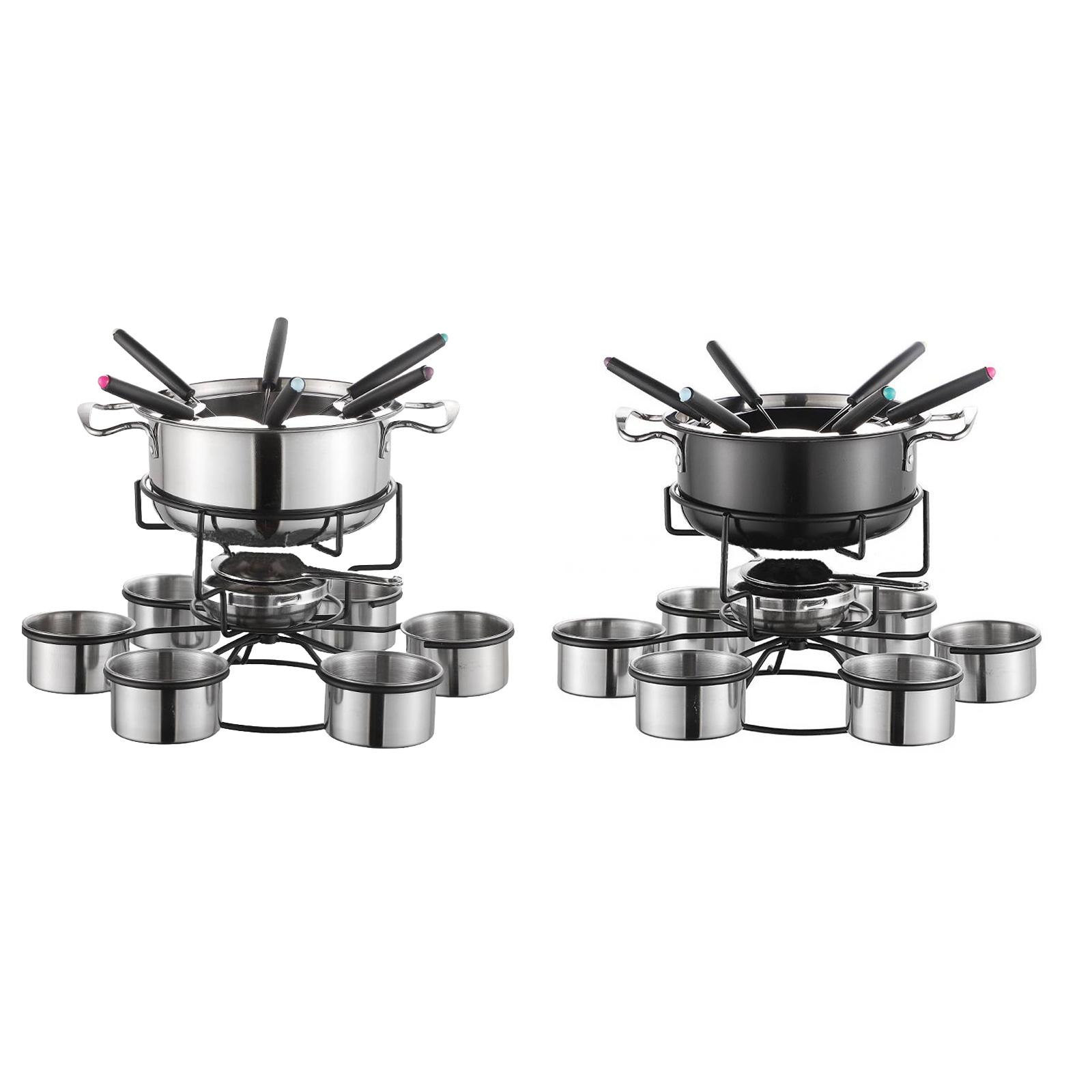 Fondue Pot Set Cooking Stove T - Camping Cooking Pot Stainless Steel recensie en prijs