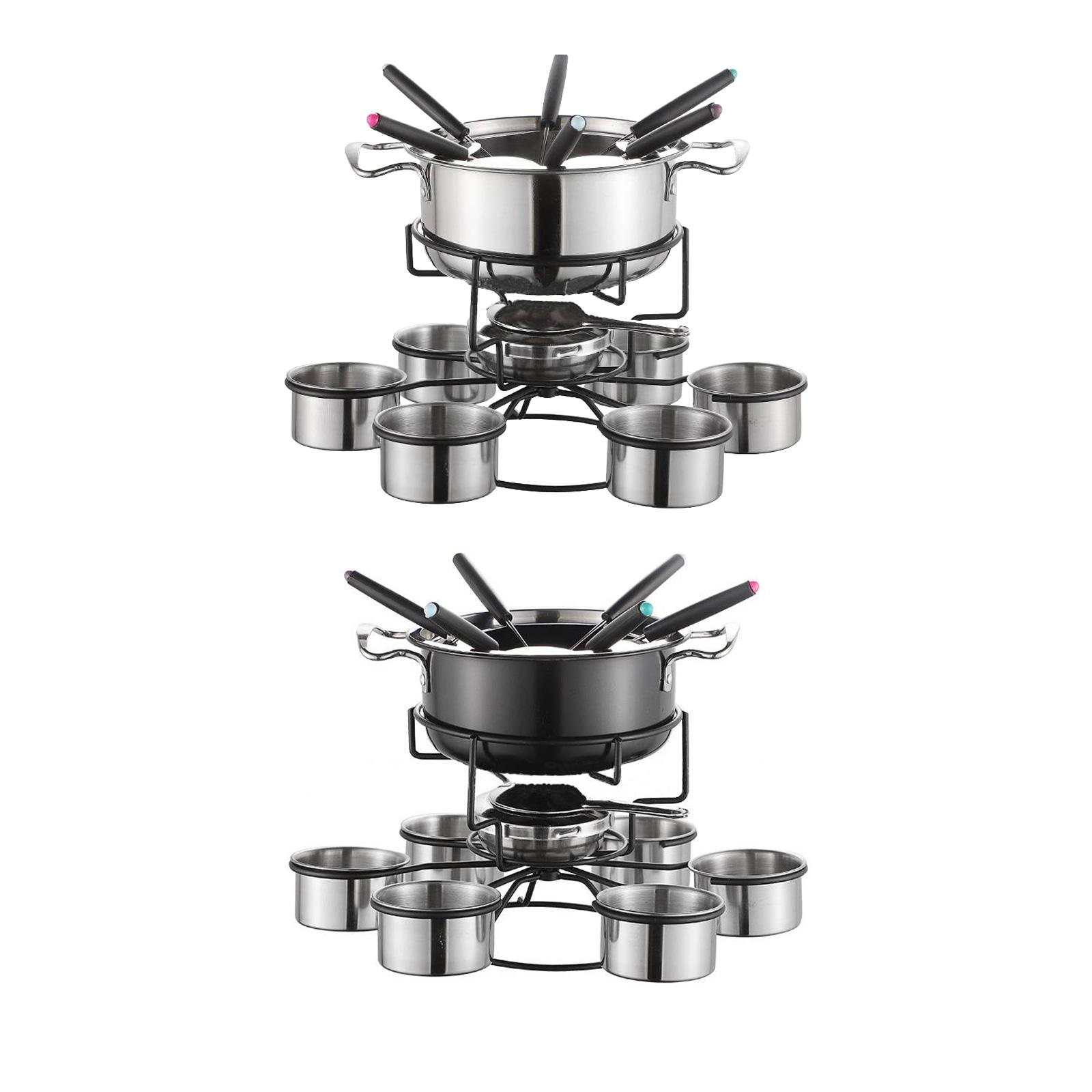 Fondue Pot Set Cooking Stove T - Camping Cooking Pot Stainless Steel recensie en prijs