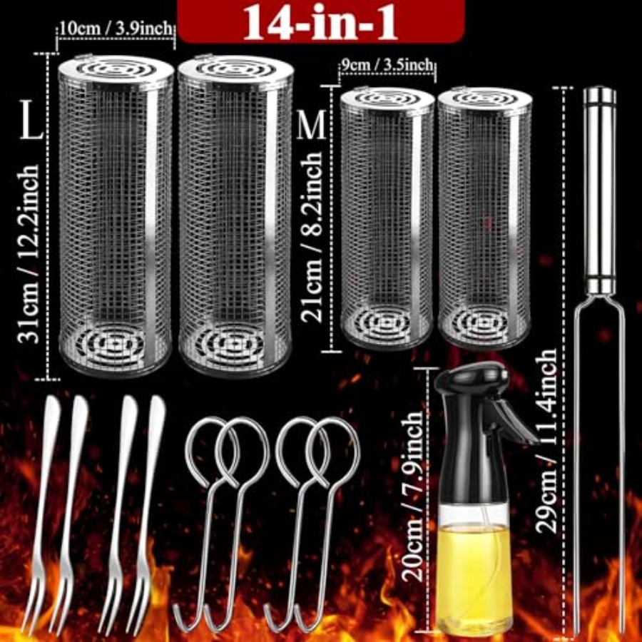 Outdoor Grilling Baskets Grill - Camping Cooking Basket recensie en prijs