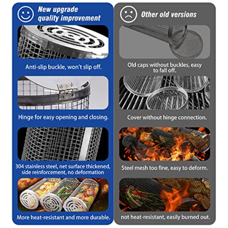 Outdoor Grilling Baskets Grill - Camping Cooking Basket recensie en prijs