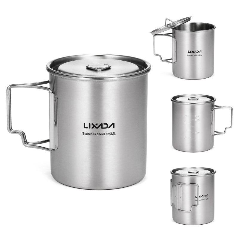 Lixada 750ml Cup Outdoor Stain - Camping Cooking Handle recensie en prijs