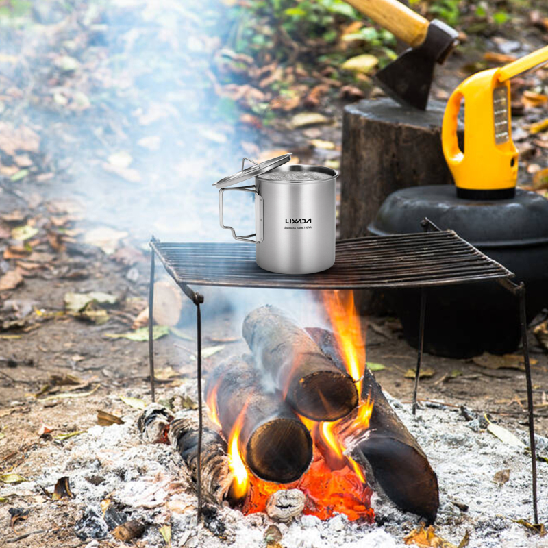 Lixada 750ml Cup Outdoor Stain - Camping Cooking Handle recensie en prijs