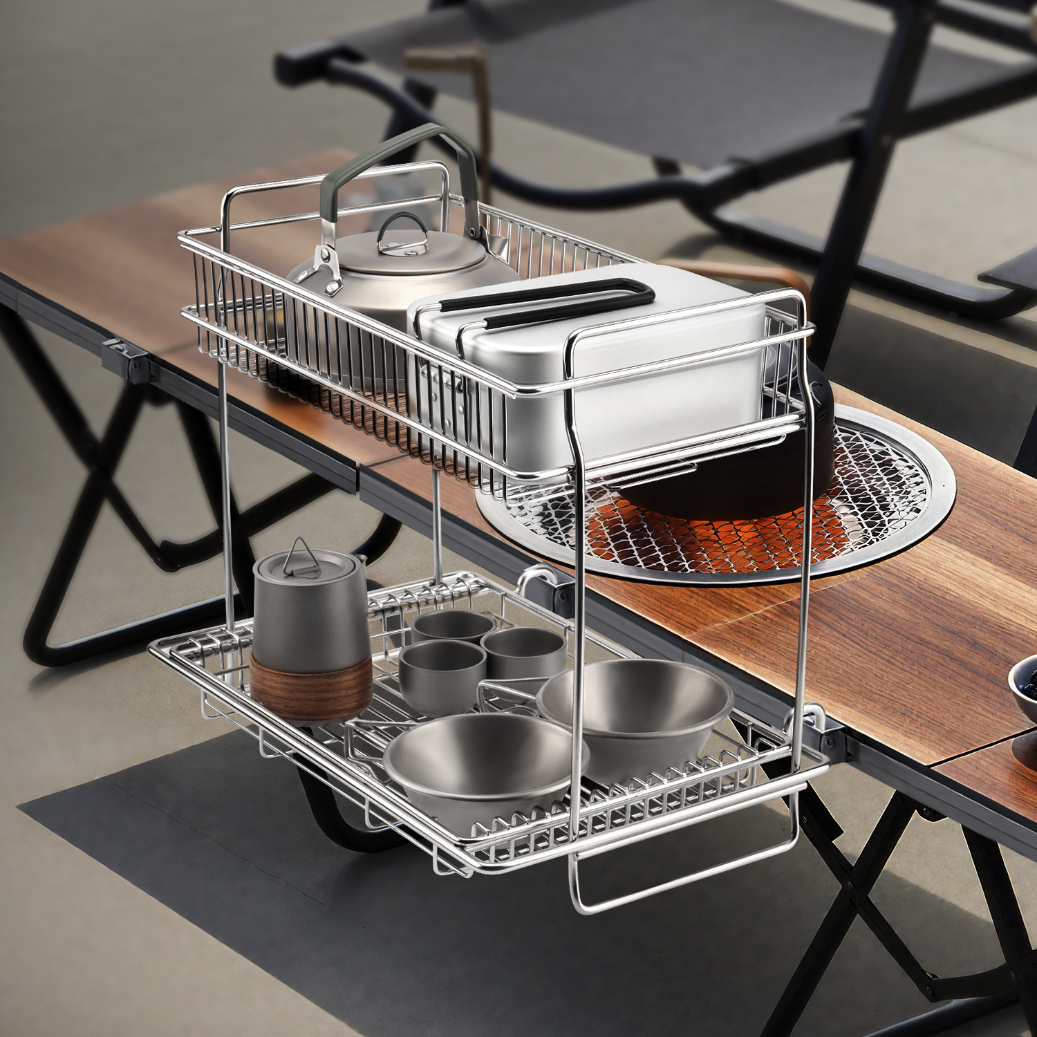 DOTWISE Desktop Side Expansion - Camping Cooking Basket recensie en prijs