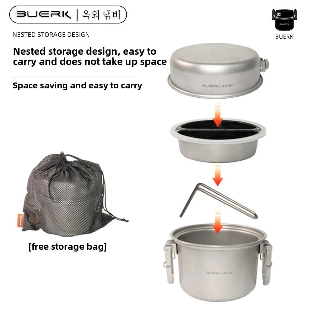 Outdoor Camping Multi Function - Camping Cooking Pot Stainless Steel recensie en prijs